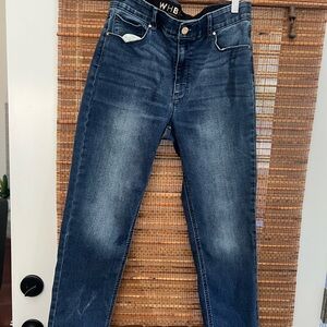 White House Black Market lot of 2 pairs women Blue Jeans Sz 12
